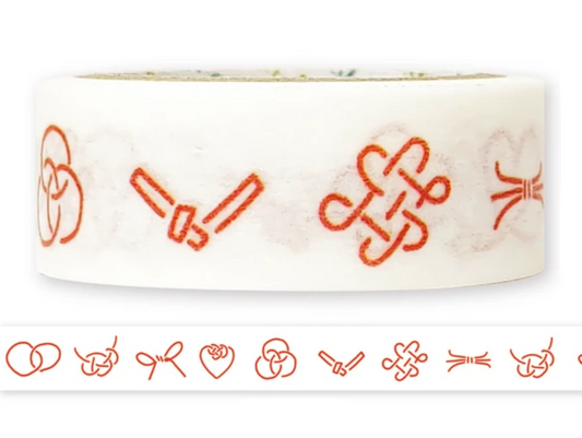 Shinzi Katoh Washi Tape - Nichinichi - Mizuhiki