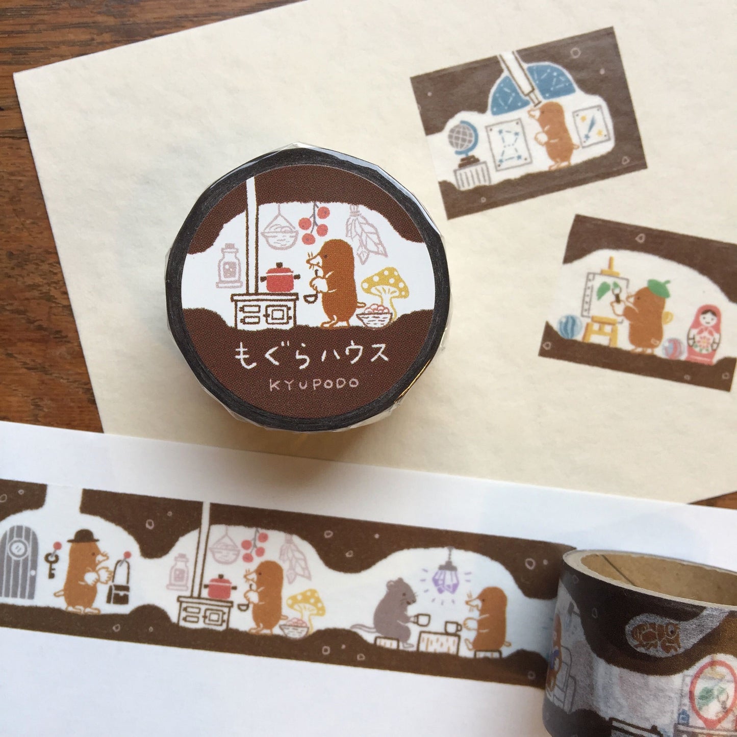 Kyupodo - Mogura Master Washi Tape - Mogura House