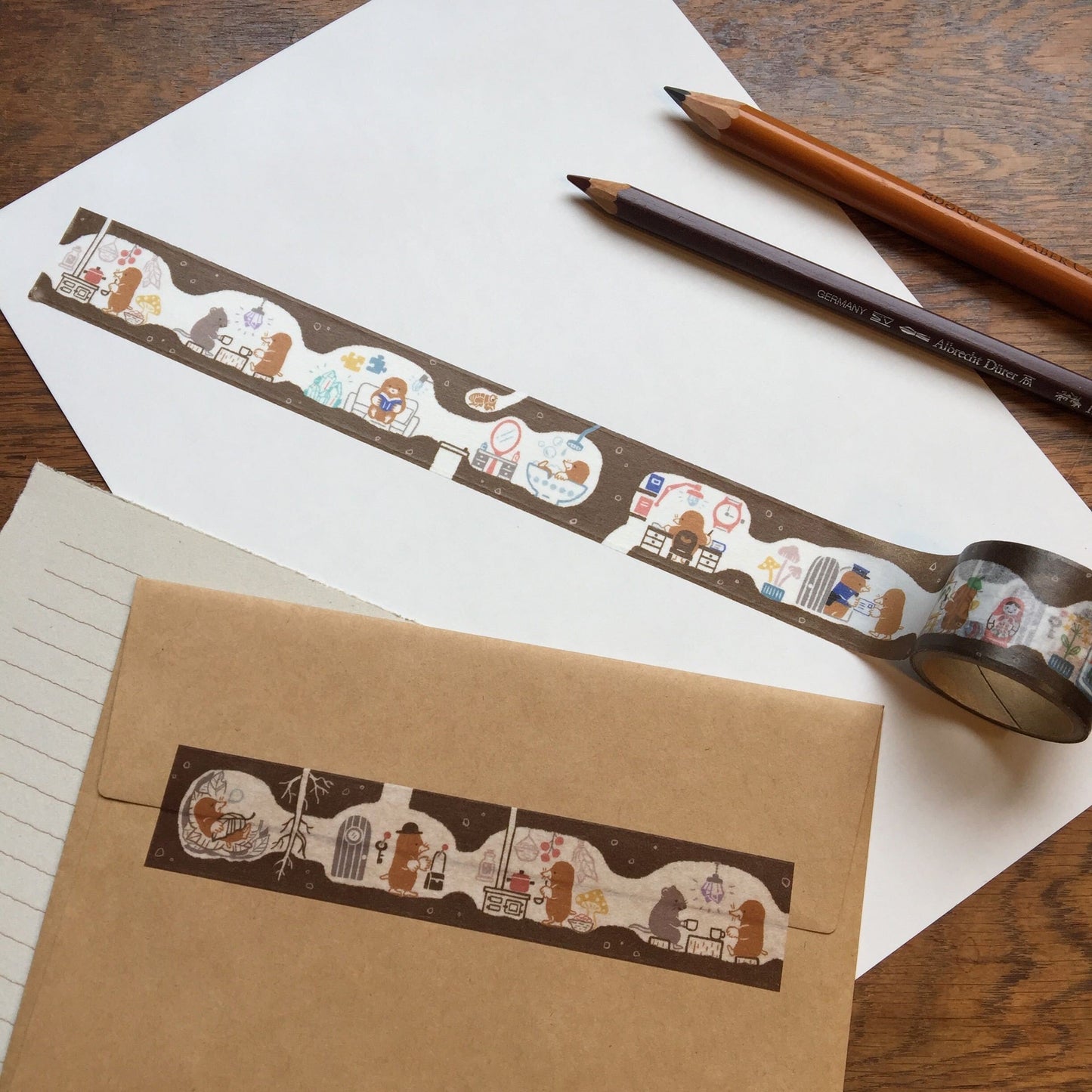 Kyupodo - Mogura Master Washi Tape - Mogura House