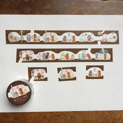 Kyupodo - Mogura Master Washi Tape - Mogura House