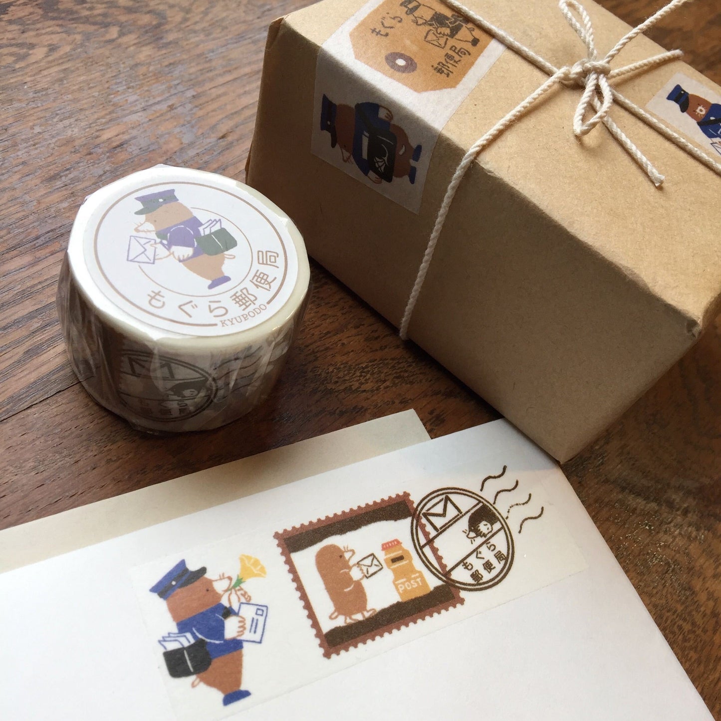 Kyupodo - Mogura Master Washi Tape - Mogura Post Office