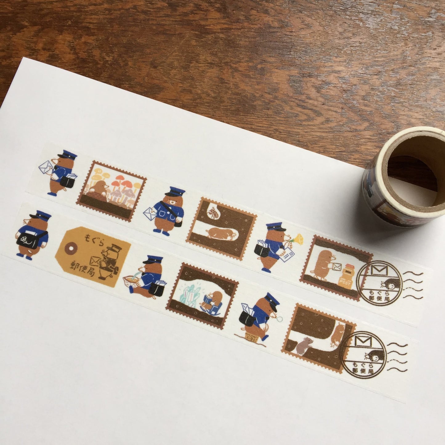 Kyupodo - Mogura Master Washi Tape - Mogura Post Office