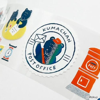Komamono Creative x Mokuji - Clear Sticker Roll - Bear