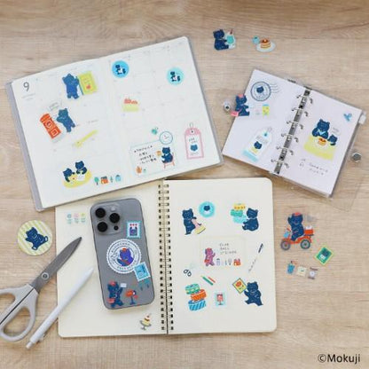 Komamono Creative x Mokuji - Clear Sticker Roll - Bear