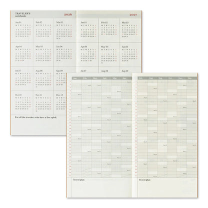 TRAVELER'S Regular Size Refill - 2026 Monthly