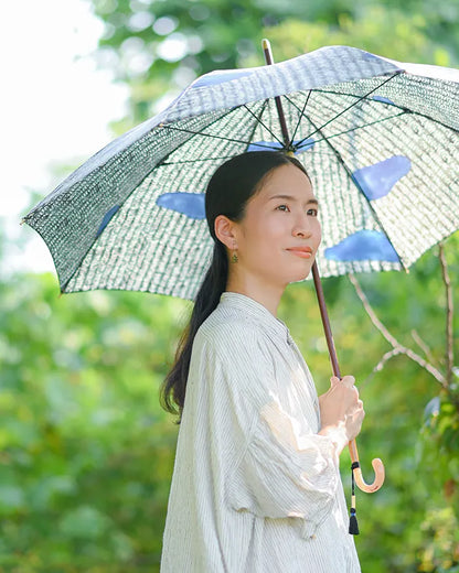 HARIO Lampwork Factory x Iida Umbrella Store - Glass Clip-on Earrings - Mori