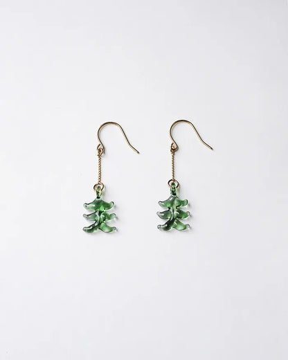 HARIO Lampwork Factory x Iida Umbrella Store - Glass Earrings - Mori