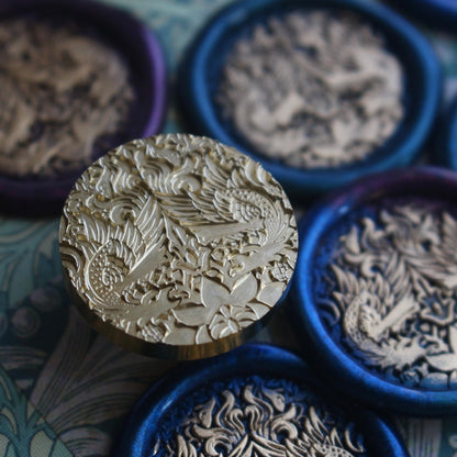 Myrtilles Atelier x William Morris - Wax Seal Stamp - Morris Dragon
