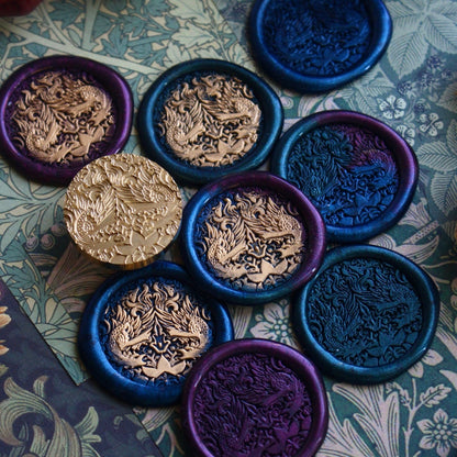 Myrtilles Atelier x William Morris - Wax Seal Stamp - Morris Dragon