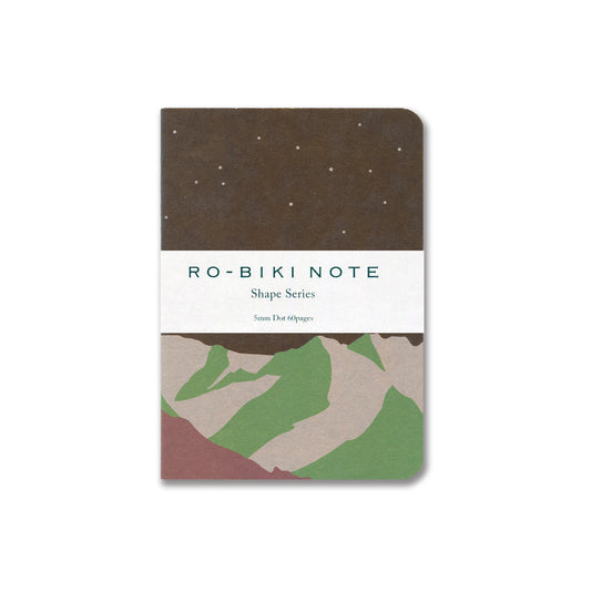 Ro-Biki Notebook - Shape Series - Mountain Night
