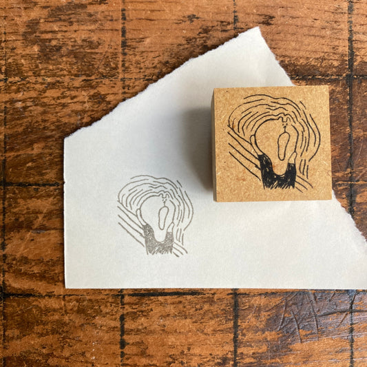 Spica Garden Wood Stamp - muu-chan Series - Muu's Cry