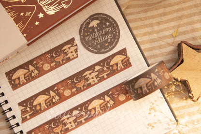 Okeya Stationery Co. - Washi Tape - Mushroom Village