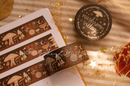 Okeya Stationery Co. - Washi Tape - Mushroom Village