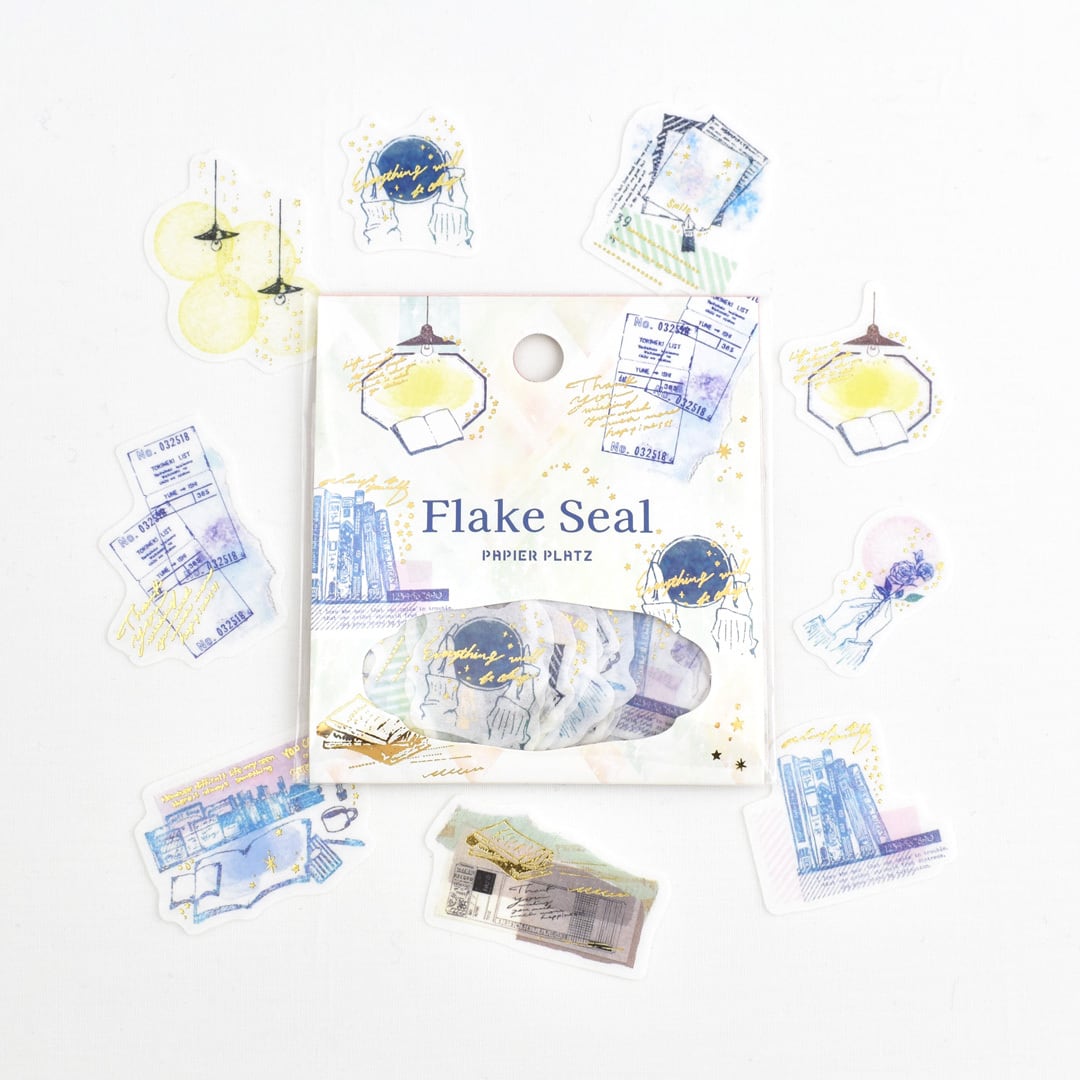 Papier Platz x nonnlala - Flake Stickers - My Desk