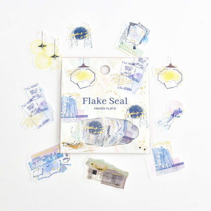 Papier Platz x nonnlala - Flake Stickers - My Desk