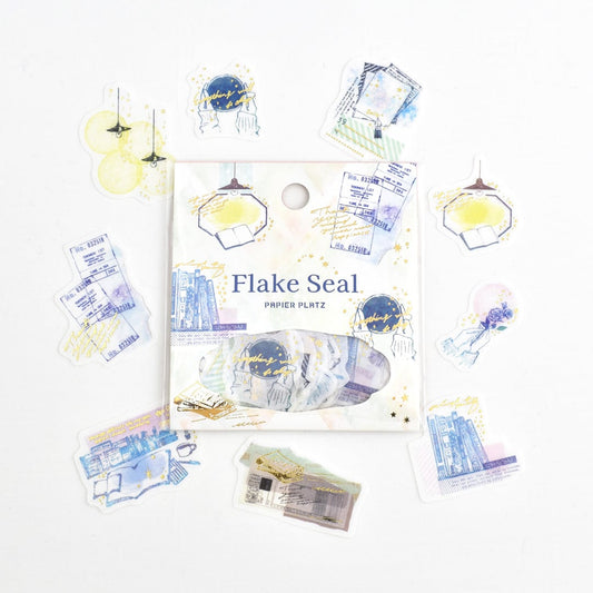 Papier Platz x nonnlala - Flake Stickers - My Desk