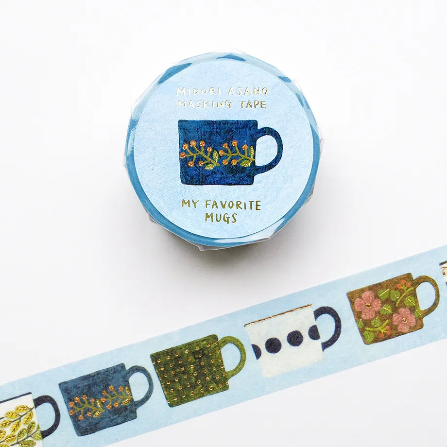 Cozyca x Midori Asano - Washi Tape -  My Favorite Mugs
