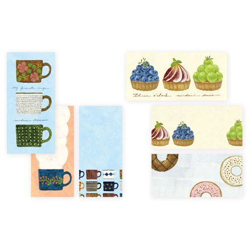Cozyca x Midori Asano - Ippitsusen Sticky Notes - My Favorite Mugs, Three O'Clock
