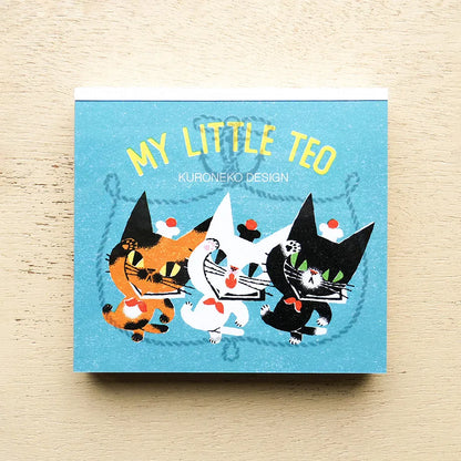 Cozyca x Kuroneko Design - Block Memo Pad - My Little Teo