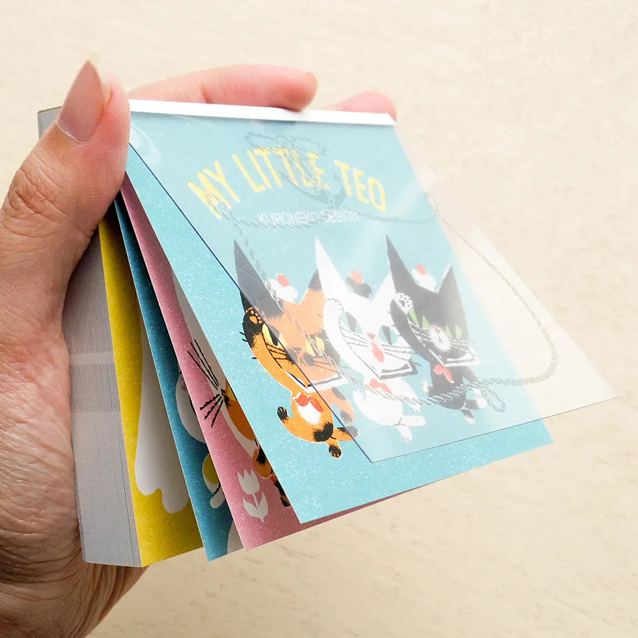 Cozyca x Kuroneko Design - Block Memo Pad - My Little Teo