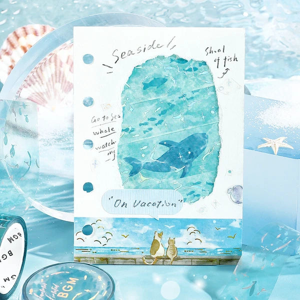 BGM Washi Tape - 2026 Summer Limited - Nami Shadow
