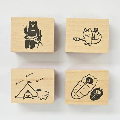 NB Wood Stamp Set - Yamanoha Chonaikai