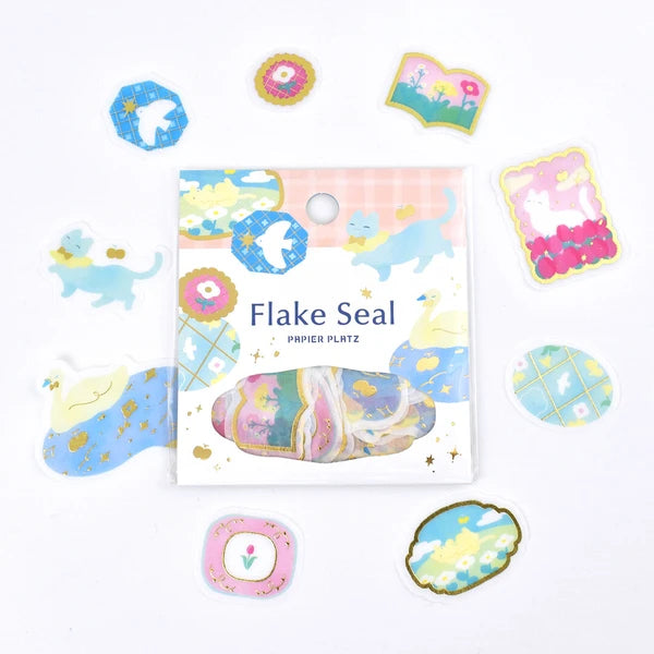 Papier Platz x Kazu Miyashita - Flake Stickers - Nekoneko Biyori