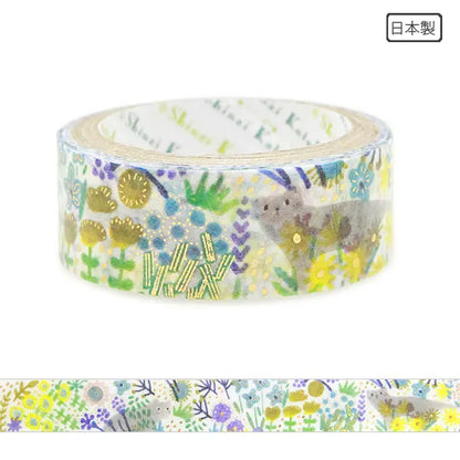 Shinzi Katoh Foil Washi Tape - Nekoniwa