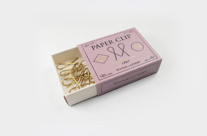 TOOLS to LIVEBY Brass Paper Clips - Box of 10