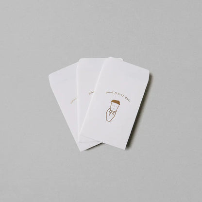 WHOSMiNG x Tegamisha Gold Stamped Japanese Envelope - Have A Nice Day