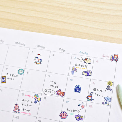Mind Wave Sticker Sheet - Poppin' Jam Seal - Night