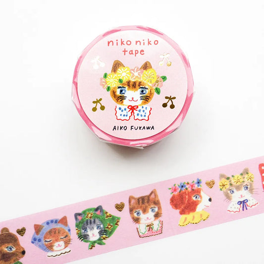Cozyca x Aiko Fukawa - Washi Tape -  Niko Niko
