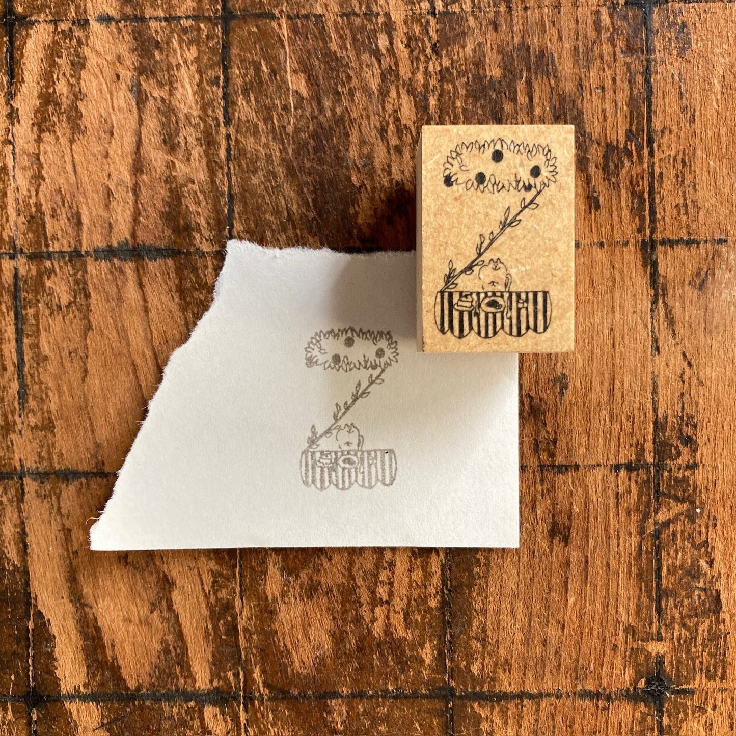 Spica Garden Wood Stamp - muu-chan Series - Number 2