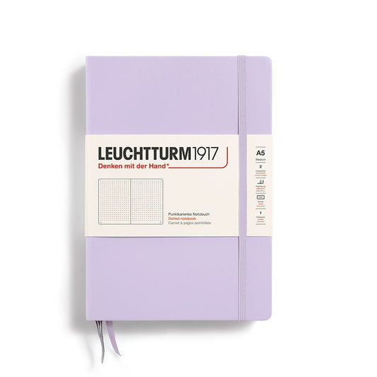 Leuchtturm1917 A5 Medium Notebook - Dotted, Lilac