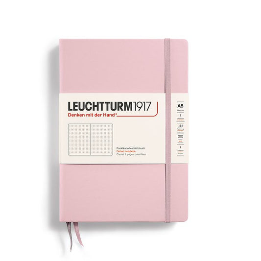 Leuchtturm1917 A5 Medium Notebook - Dotted, Powder