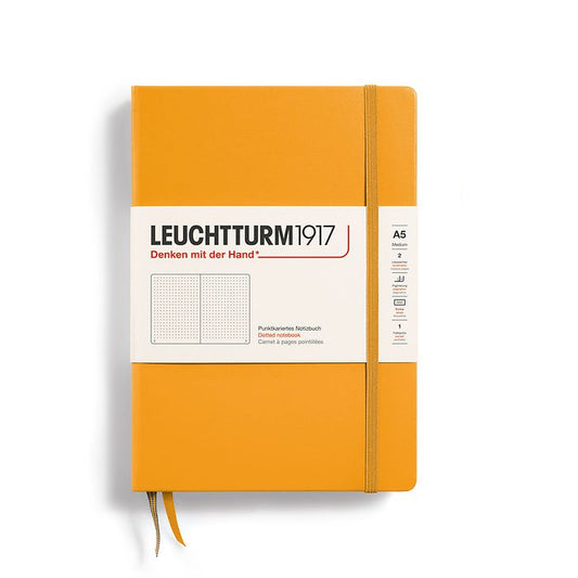 Leuchtturm1917 A5 Medium Notebook - Dotted, Rising Sun
