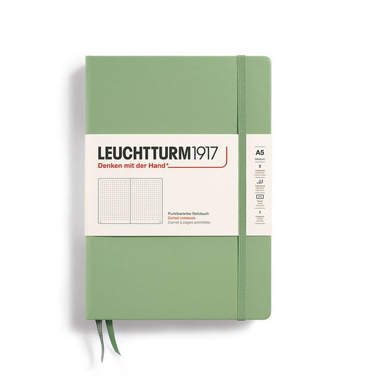 Leuchtturm1917 A5 Medium Notebook - Dotted, Sage