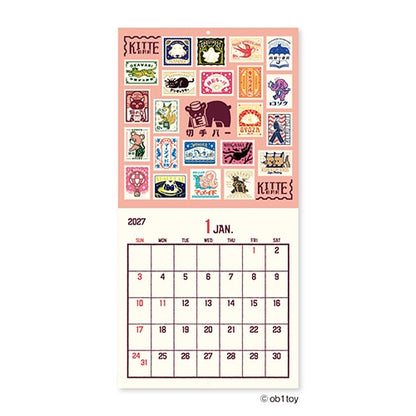 Shinnippon x ob1toy - 2027 Large Wall Hanging Calendar