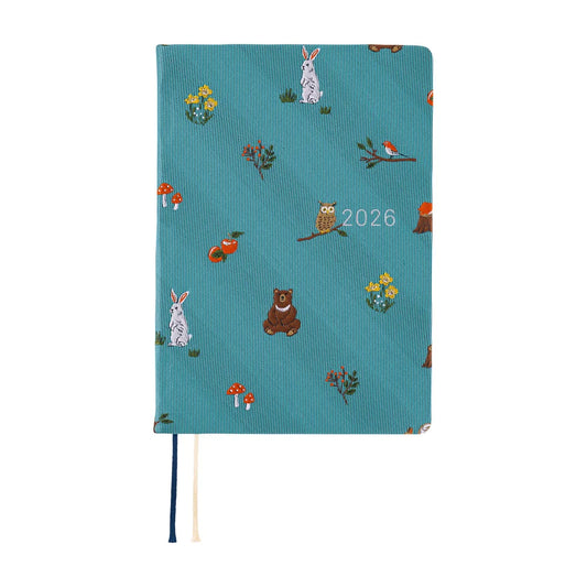 Hobonichi Techo 2026 HON - A6 - Bow & Tie: In The Forest