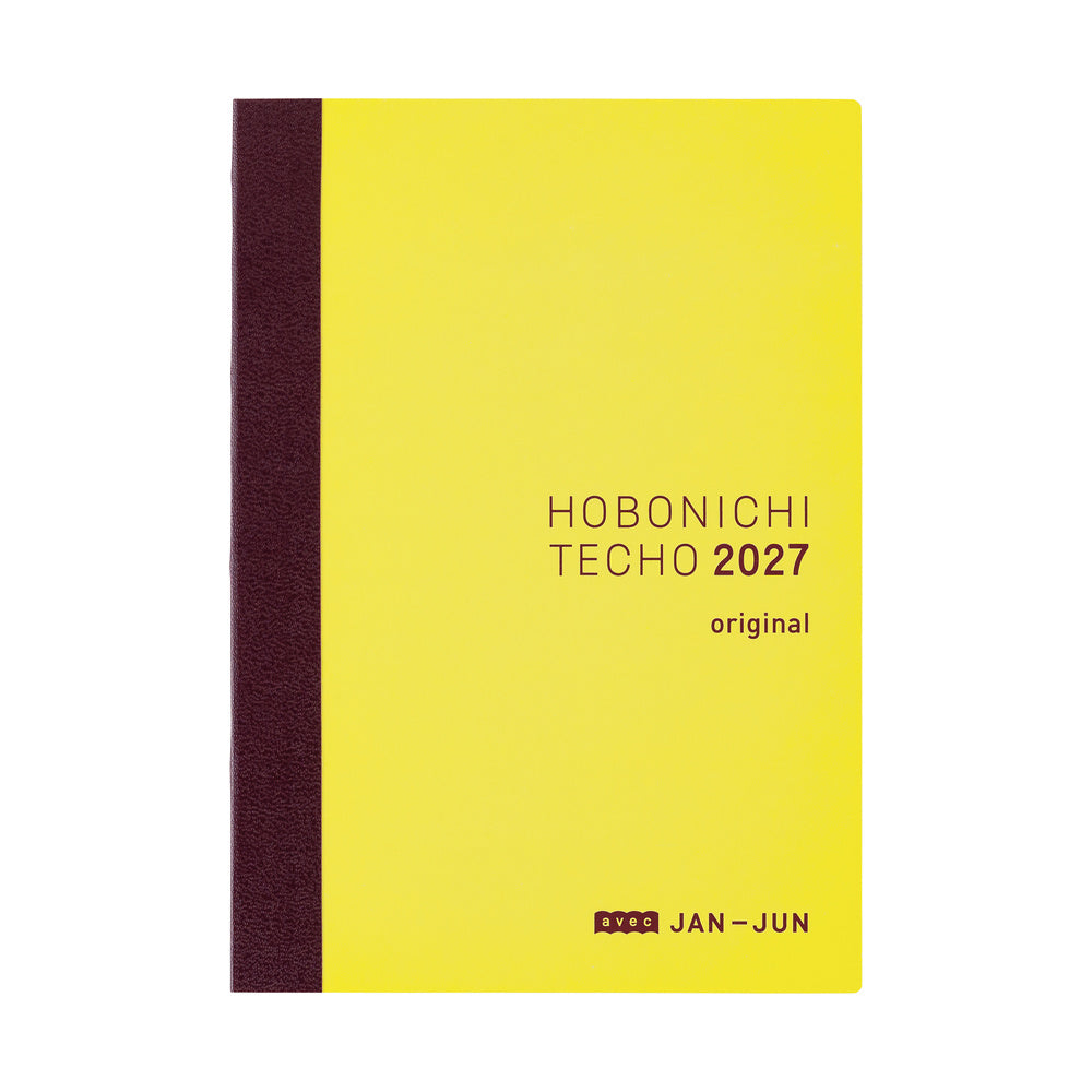 Hobonichi Techo 2027 Japanese Original Avec Books - 2 Book Set - A6