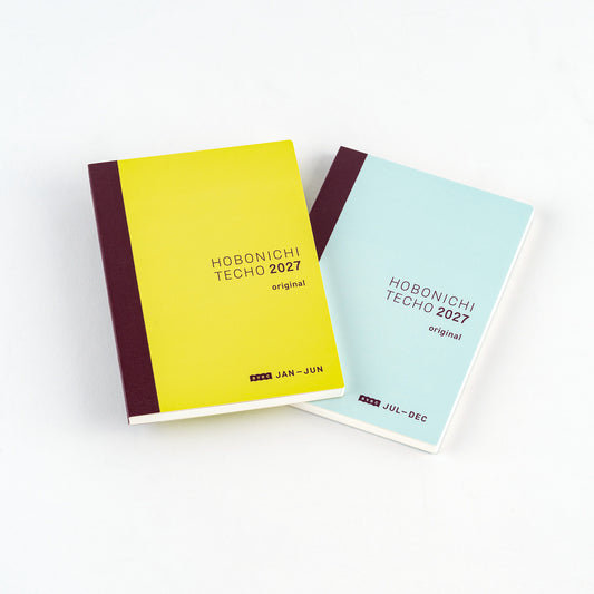 Hobonichi Techo 2027 Japanese Original Avec Books - 2 Book Set - A6