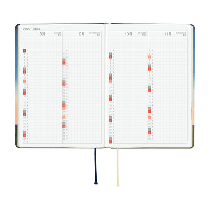 Hobonichi Techo 2027 HON - JPN Edition - A6 - Hiroko Kubota: String Telephone Until the Moon is Full