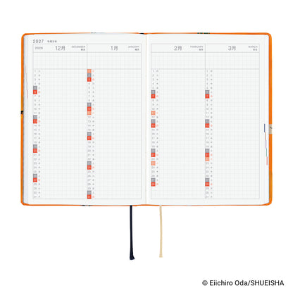 Hobonichi Techo 2027 HON - JPN Edition - A6 - ONE PIECE magazine: Very Very Merry!