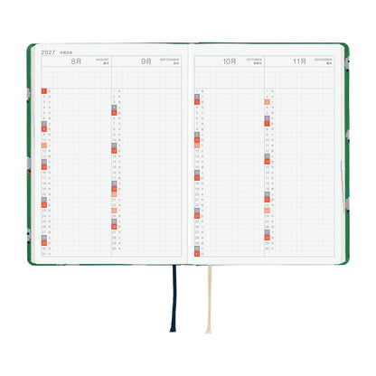 Hobonichi Techo 2027 HON - JPN Edition - A6 - Bow & Tie: Sheep Sheep Sheep