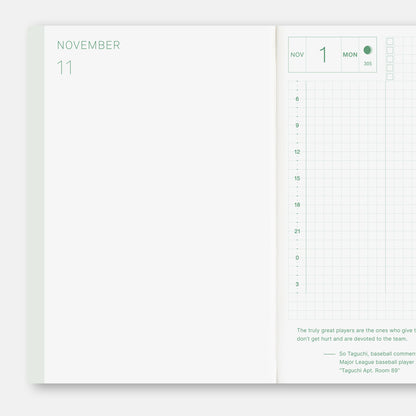 Hobonichi Techo 2027 English Original Book - A6