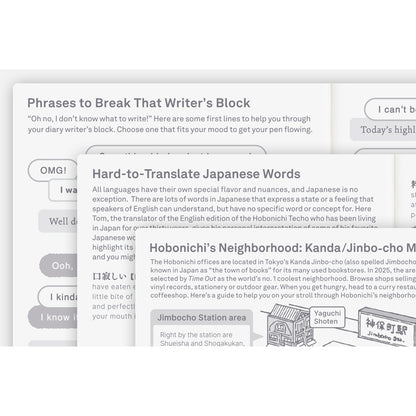 Hobonichi Techo 2027 English Original Book - A6