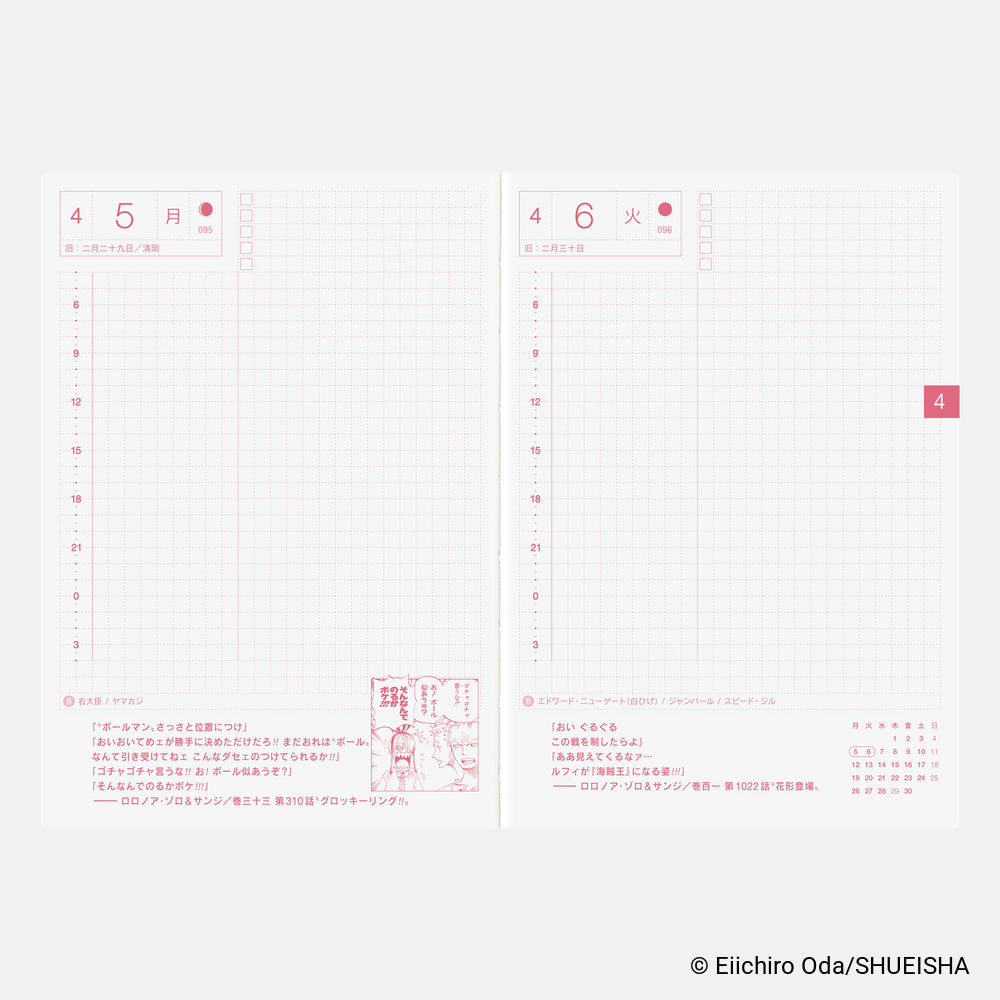 Hobonichi Techo 2027 Japanese Original Book - One Piece Edition - A6
