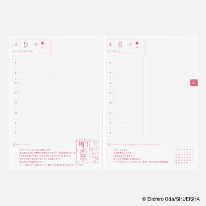 Hobonichi Techo 2027 Japanese Original Book - One Piece Edition - A6