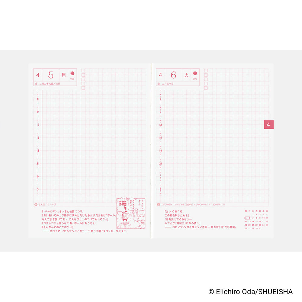 Hobonichi Techo 2027 Japanese Original Book - One Piece Edition - A6