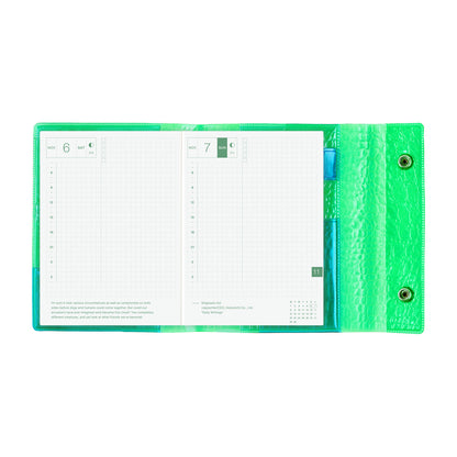 Hobonichi Original A6 Cover - Beautiful People: Nothing to Hide - Green